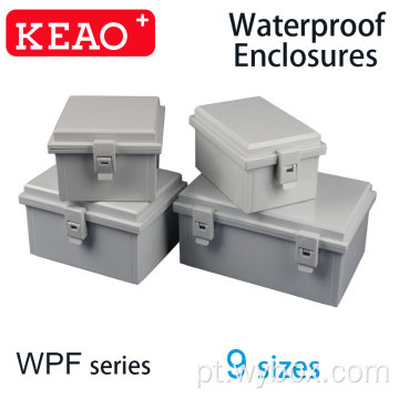 Caixa de proteção de plástico à prova d&#39;água IP65 de 60 tamanhos ao ar livre à prova de intempéries caixa de proteção elétrica estanque à água
